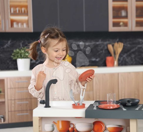Einfache Spielküchen - Inselküche mit magischen Nudeln Kitchen Island 360° Smoby - 16