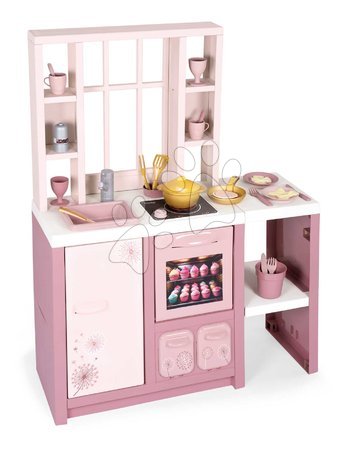 Ab 3 bis 6 Jahren vom Hersteller Smoby - Elektronische Küche mit magischen Nudeln Loft Fleur Pink 360° Smoby