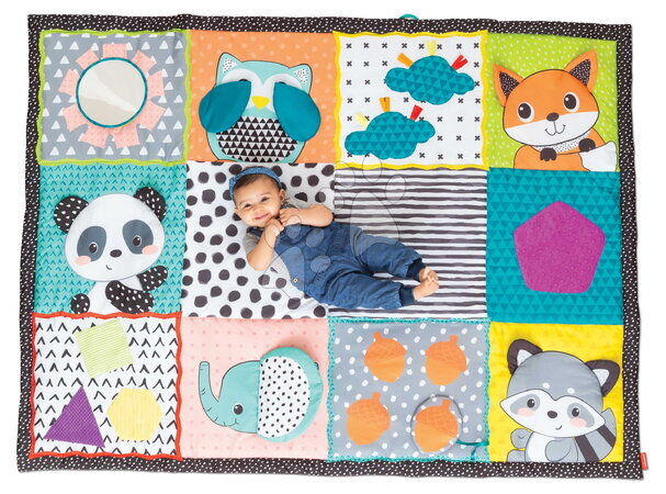 Hrázdičky a hracie podložky  - Hracia deka Maxi Zoo Giant Sensory Discovery Mat Infantino_1