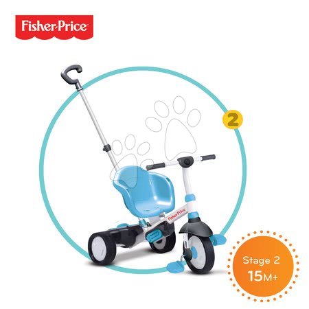 Rowerki trójkołowe od 10 miesiąca - Rowerek trójkołowy Fisher-Price Charm Touch Steering smarTrike - 2
