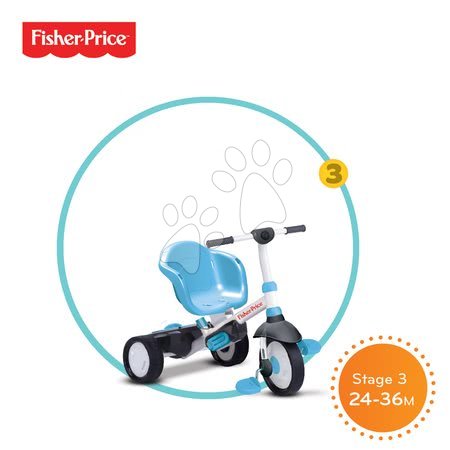 Rowerki trójkołowe od 10 miesiąca - Rowerek trójkołowy Fisher-Price Charm Touch Steering smarTrike - 3