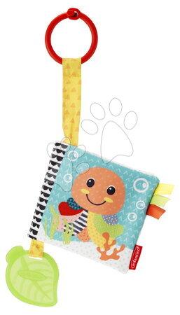 Hračky pre najmenších | Strana 16 - Textilná knižka Zvieratká Link & Squeak Animal Crinkle Book Infantino