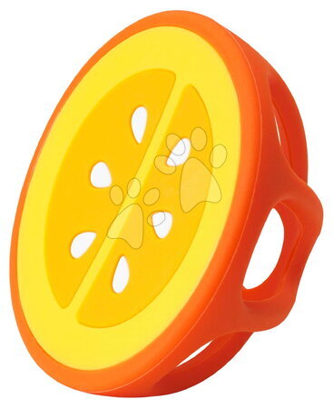 Sonagli e massaggiagengive - Silikónové hryzátko Pomaranč Soothing Silicone Teether Orange Infantino