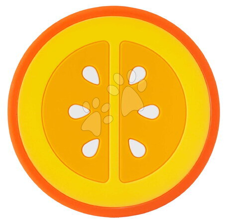 Sonagli e massaggiagengive - Silikónové hryzátko Pomaranč Soothing Silicone Teether Orange Infantino_1