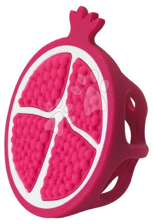 Sonagli e massaggiagengive - Silikónové hryzátko Granátové jablko Soothing Silicone Teether Pomegranate Infantino