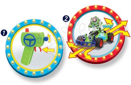 RC modely - Autíčko na dálkové ovládání RC Toy Story Buggy Jada - 4