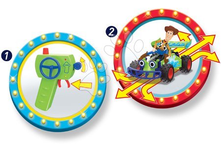 RC modely - Autíčko na dálkové ovládání RC Toy Story Buggy Jada - 4