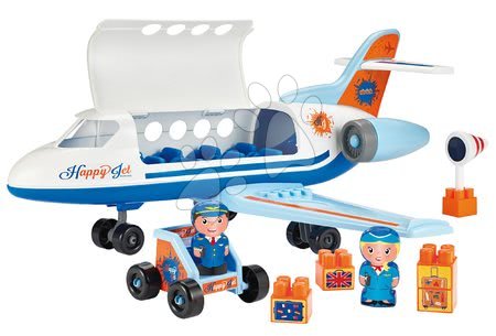 Otroške kocke - Kocke Abrick transportno letalo Écoiffier