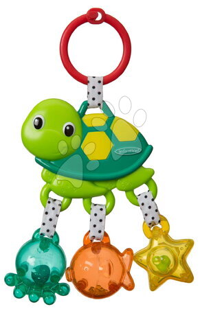 Hračky pro nejmenší | Strana 16 - Chrastítko Mořská želva Jingle Sea Charms Turtle Rattle Infantino