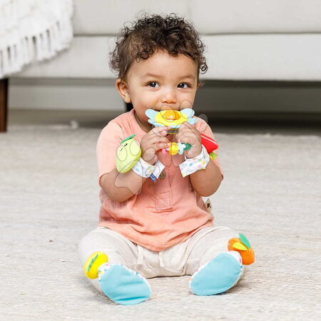 Chrastítka a kousátka - Sada chrastítek pro nejmenší Baby’s 1st Rattle Set Infantino - 4