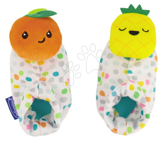 Chrastítka a kousátka - Sada chrastítek pro nejmenší Baby’s 1st Rattle Set Infantino - 2