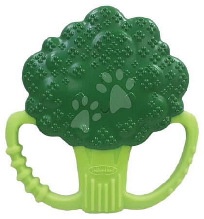 Hračky pro nejmenší | Strana 16 - Silikonové kousátko Brokolice Lil' Nibbles Textured Silicone Teether™ Broccoli Infantino