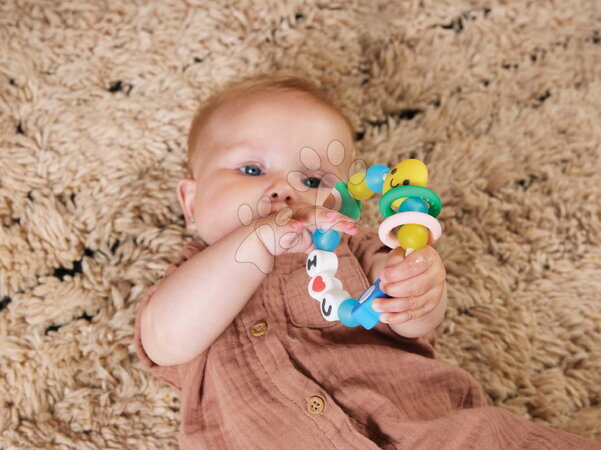 Sonagli e massaggiagengive - Silikónové hryzátko Friendship Teether Silicone Infantino_1
