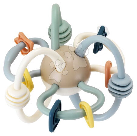 Bébijátékok | Oldal 19 - Csörgő rágókákkal Rattle & Teether Bendy Tubes Muted Color Infantino