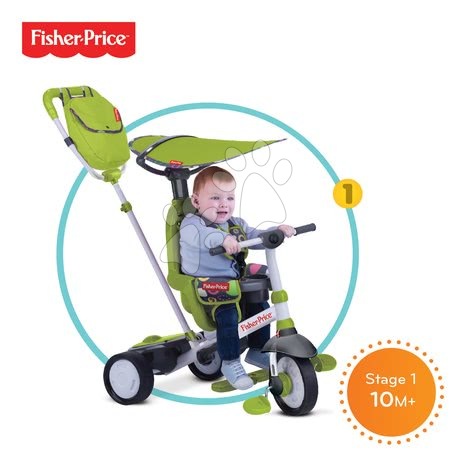 Tříkolky od 10 měsíců - Tříkolka Fisher-Price Charisma Touch Steering smarTrike - 6