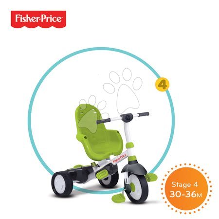 Tříkolky od 10 měsíců - Tříkolka Fisher-Price Charisma Touch Steering smarTrike - 4