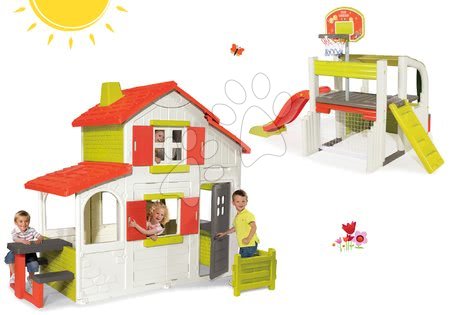 Kerti játszóház szettek  - Szett házikó Maison Duplex Smoby - 28