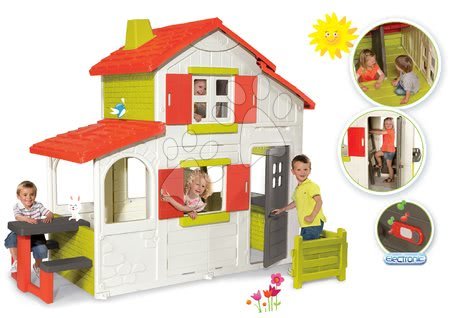 Domečky pro děti - Domeček Maison Duplex dvoupatrový Smoby - 3