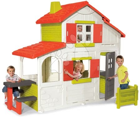 Kerti játszóház szettek  - Szett házikó Maison Duplex Smoby - 9