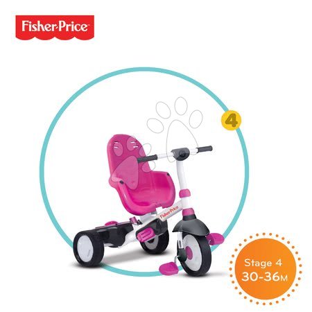 Tříkolky od 10 měsíců - Tříkolka Fisher-Price Charisma Touch Steering smarTrike - 4