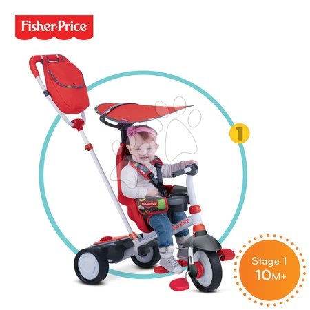 Tříkolky od 10 měsíců - Tříkolka Fisher-Price Charisma Touch Steering smarTrike - 6