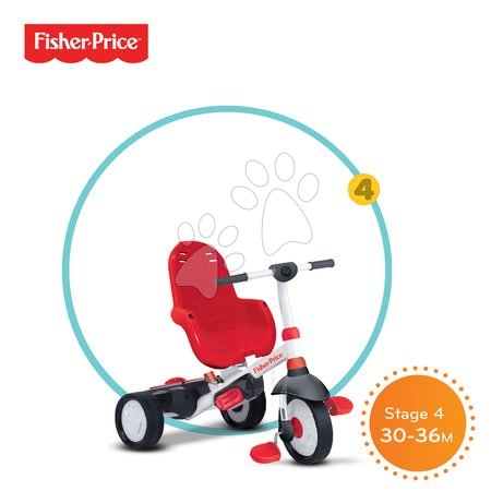 Tříkolky od 10 měsíců - Tříkolka Fisher-Price Charisma Touch Steering smarTrike - 4