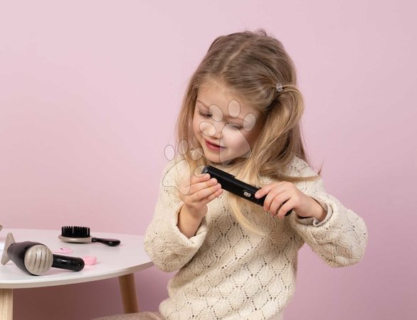 Schminktisch für Kinder - Set Friseurin mit elektronischem Haartrockner My Beauty Hair Smoby  - 6