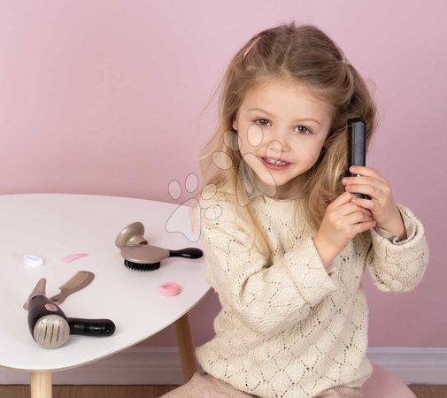 Schminktisch für Kinder - Set Friseurin mit elektronischem Haartrockner My Beauty Hair Smoby  - 7