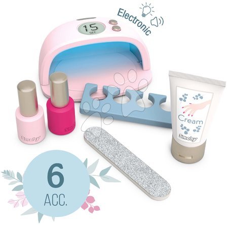 Kosmetický stolek pro děti - Manikúra s elektronickou UV lampou My Beauty Nail Set Smoby_1