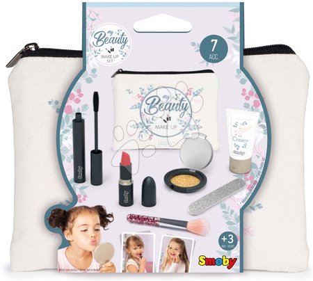 Măsuță cosmetică pentru copii - Geantă cosmetică cu produse cosmetice My Beauty make Up Set Smoby  - 17