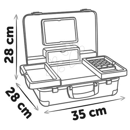 Schminktisch für Kinder - Kosmetikkoffer mit Friseurzubehör My Beauty Vanity 3-in-1 Smoby - 19