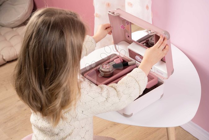 Schminktisch für Kinder - Kosmetikkoffer mit Friseurzubehör My Beauty Vanity 3-in-1 Smoby - 13
