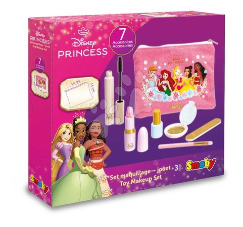 Schminktisch für Kinder - Kosmetiktasche mit Schminken Disney Prinzessinnen Make-up Set Smoby - 4