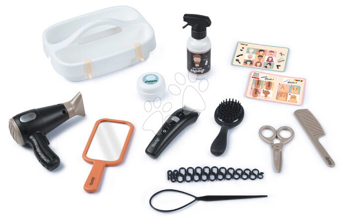 Kosmetický stolek pro děti - Kadeřnický vozík s elektronickým fénem na vlasy My Hair Style Trolley Smoby_1