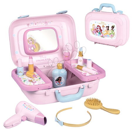 Princezny - Kosmetický kufřík se zrcadlem Princezny Disney Beauty Vanity Smoby