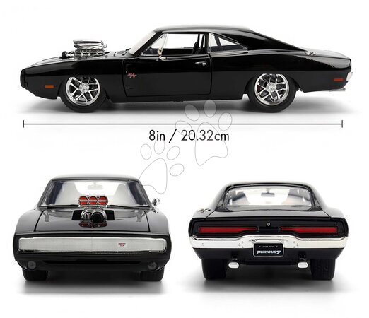 Modely - Autíčko Fast & Furious Dodge Charger 1970 Jada - 8