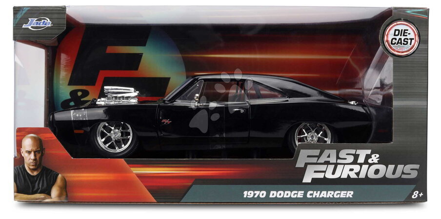Modely - Autíčko Fast & Furious Dodge Charger 1970 Jada - 10