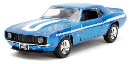 Modele - Autka Chevrolet Camaro 1969 a Dodge Charge Wide Body 1968 Fast & Furious Twin Pack Jada - 3