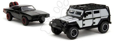 Modely - Autíčka Tejs Jeep Wrangler a Dodge Charger 1970 Fast & Furious Twin Pack Jada - 1