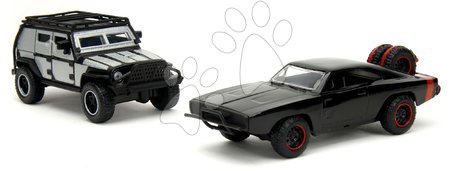 Modely - Autíčka Tejs Jeep Wrangler a Dodge Charger 1970 Fast & Furious Twin Pack Jada - 2