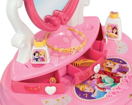 Măsuță cosmetică pentru copii - Masă cosmetică cu scăunel Prințese Disney Smoby - 5