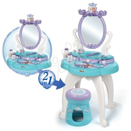 Dressing tables for kids - Frozen 2v1 Smoby Dressing Table - 4