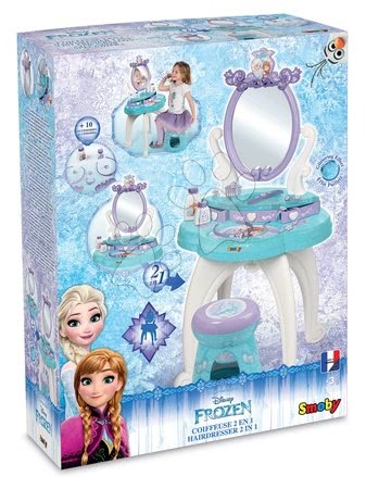Dressing tables for kids - Frozen 2v1 Smoby Dressing Table - 7