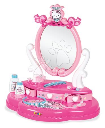 Hello Kitty - Set kozmetický stolík so stoličkou Hello Kitty Smoby s porcelánovým čajovým setom_1