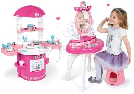 Hello Kitty - Set kosmetický stolek se židličkou Hello Kitty Smoby