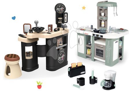 Dětský kosmetický stolek - Set holičství trojkřídlé Barber Cut&Barber Shop Smoby