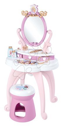 Măsuță cosmetică pentru copii - Măsuță cosmetică Disney Princess 2in1 Hairdresser Smoby