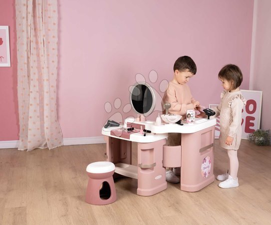 Schminktisch für Kinder - Kosmetiktisch mit elektronischem Föhn My Beauty Center 3-in-1 von Smoby - 9