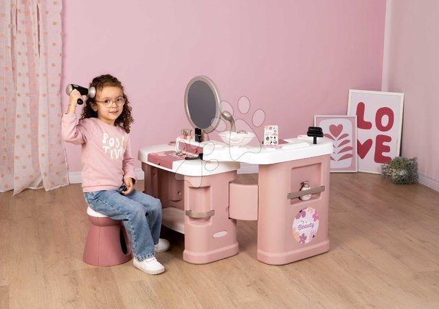 Schminktisch für Kinder - Kosmetiktisch mit elektronischem Föhn My Beauty Center 3-in-1 von Smoby - 14