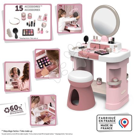 Rollenspiele vom Hersteller Smoby | Seite 5 - Kosmetiktisch mit verstellbarem Spiegel My Beauty Dressing Table Smoby_1